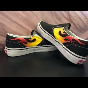 Slip on flame vans